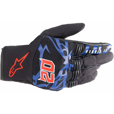 Guantes Alpinestars Copper FQ 20 Black/Blue/Bright Red