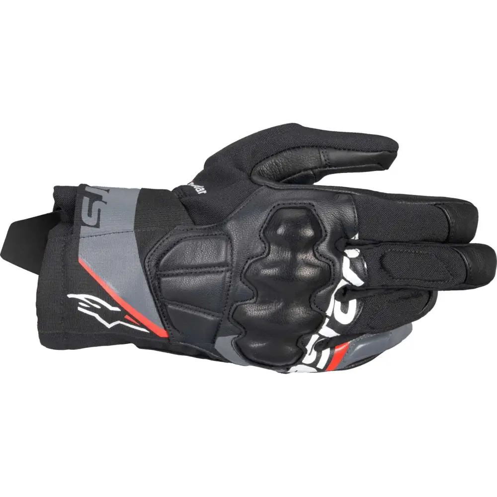 Guantes Alpinestars Corozal V3 Drystar® Black/Deep Gray/Red Fluo