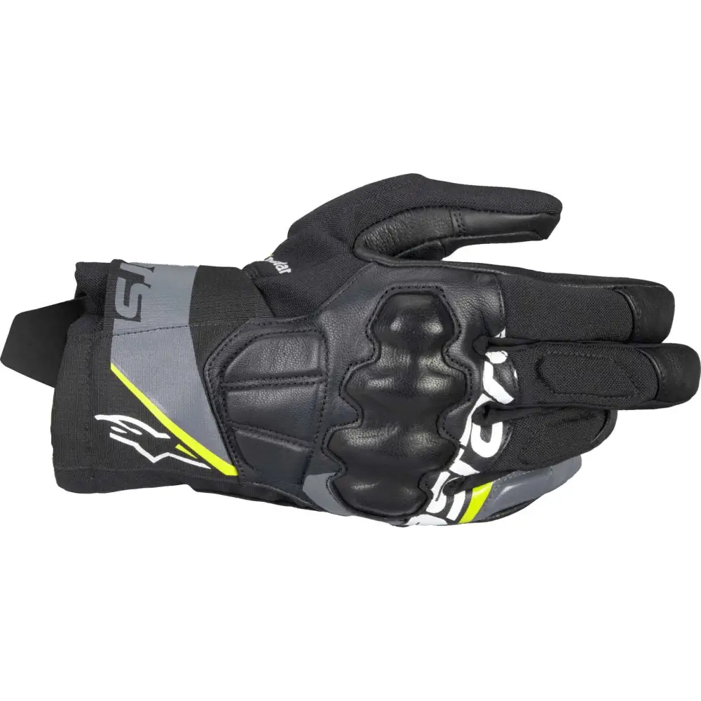 Guantes Alpinestars Corozal V3 Drystar® Black/Deep Gray/Yellow Fluo