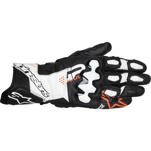Guantes Alpinestars GP Plus R V3 Black/White/Red Fluo