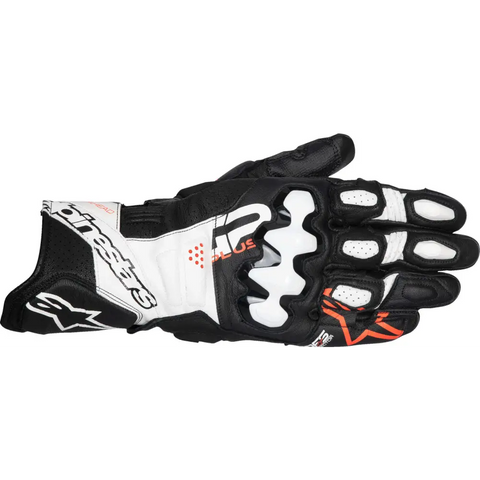 Guantes Alpinestars GP Plus R V3 Black/White/Red Fluo