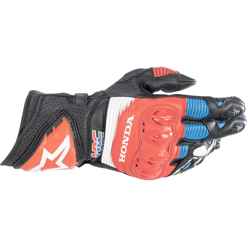Guantes Alpinestars GP Pro R3 Honda Black/Bright Red/Blue