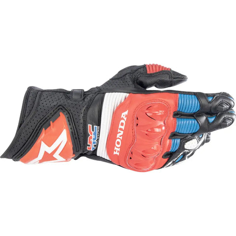Guantes Alpinestars GP Pro R3 Honda Black/Bright Red/Blue