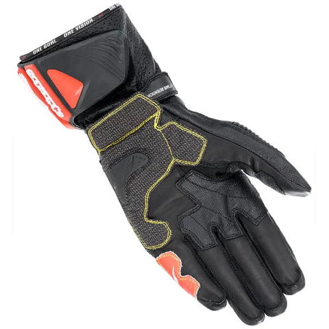 Guantes Alpinestars GP Tech v2 Black/White/Red Fluo