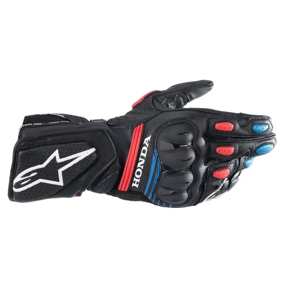 Guantes Alpinestars Honda SP-8 V3 Black/Bright Red/Blue