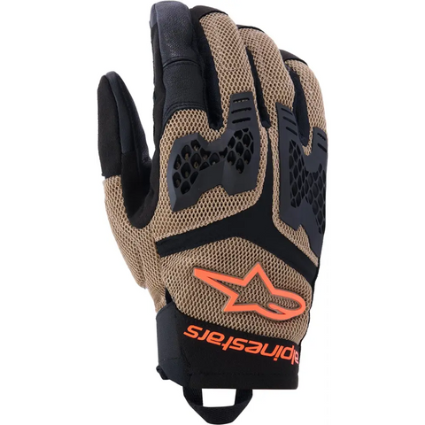 Guantes Alpinestars Manti Air Dark Khaki/Black/Orange Fluo