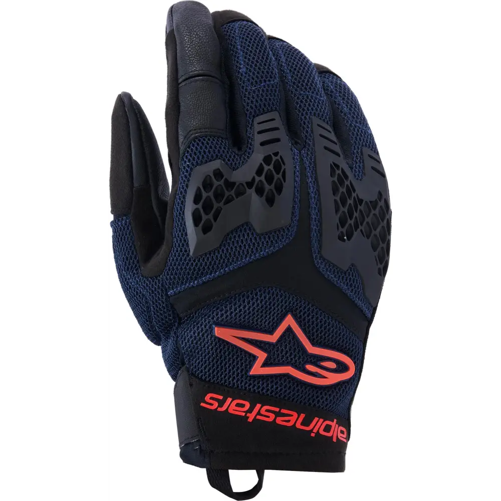 Guantes Alpinestars Manti Air Deep Blue/Red Fluo/Asphalt