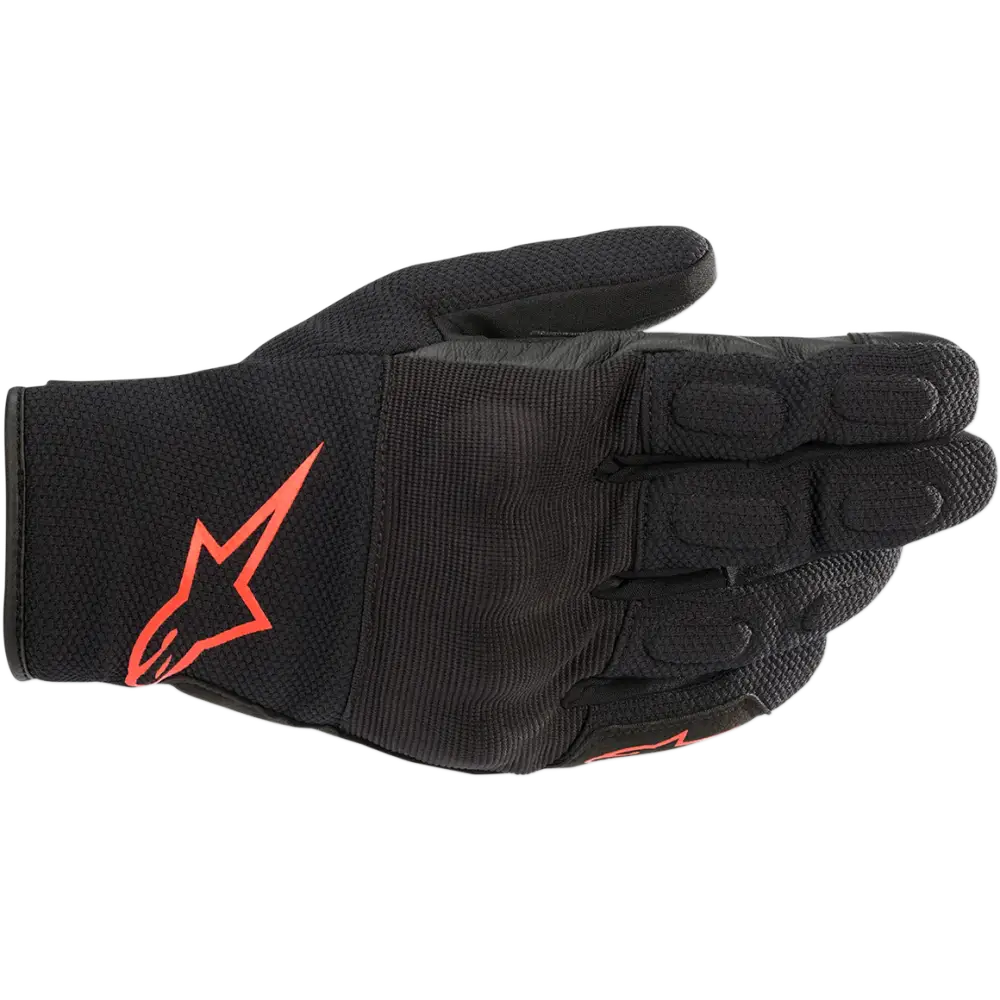 Guantes Alpinestars S-Max Drystar® Black/Red Fluorescent