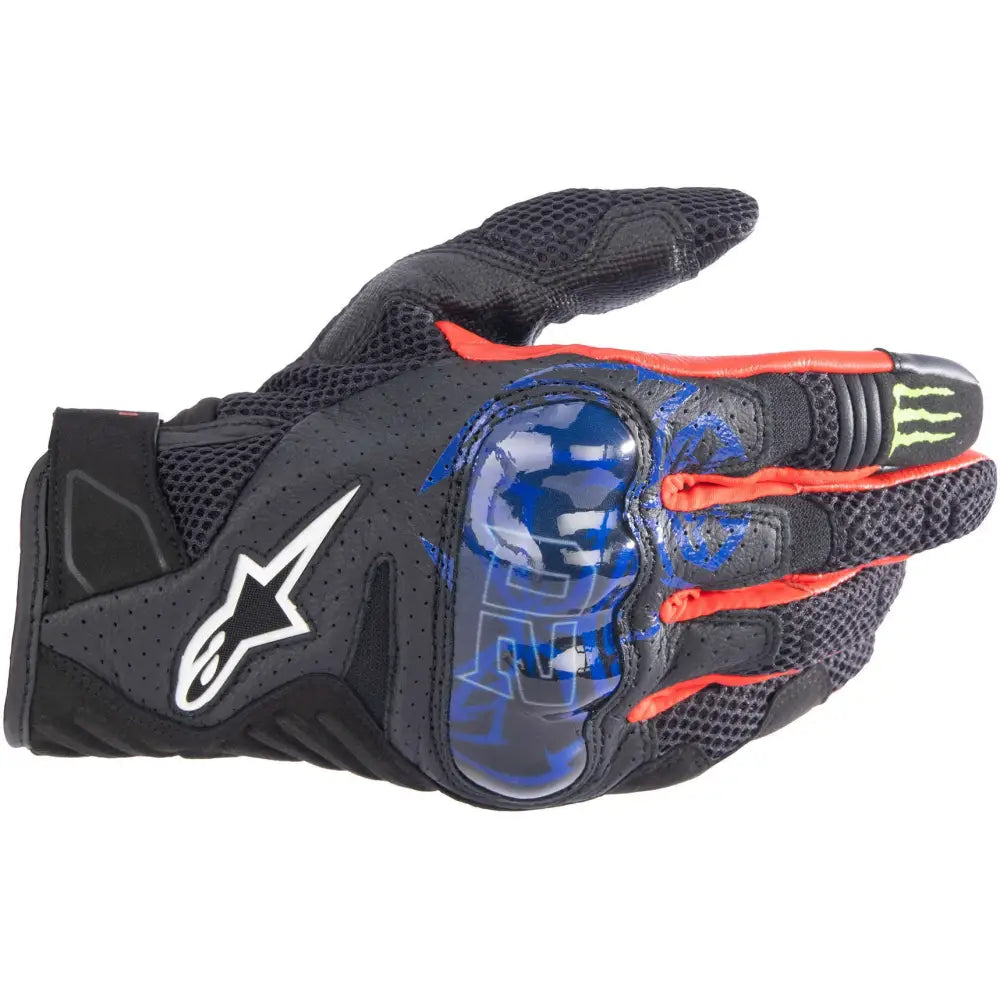 Guantes Alpinestars SMX-1 Air v2 FQ 20 Monster Black/Blue/Bright Red/Green