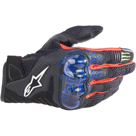 Guantes Alpinestars SMX-1 Air v2 FQ 20 Monster Black/Blue/Bright Red/Green