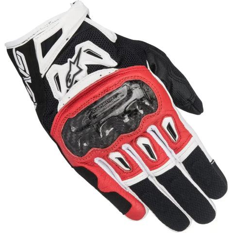Guantes Alpinestars SMX 2 Air Carbon v2 Black/Red/White