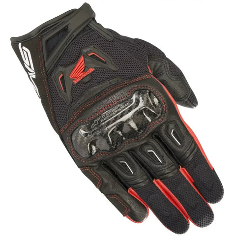 Guantes Alpinestars SMX 2 Air Carbon v2 Honda Black/Red