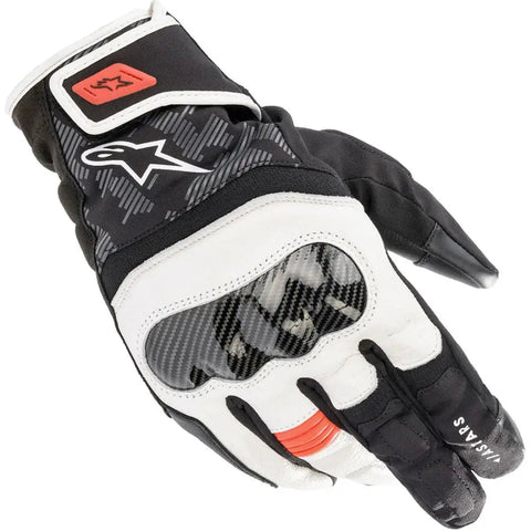 Guantes Alpinestars SMX-Z Drystar® Black/White/Red Fluo