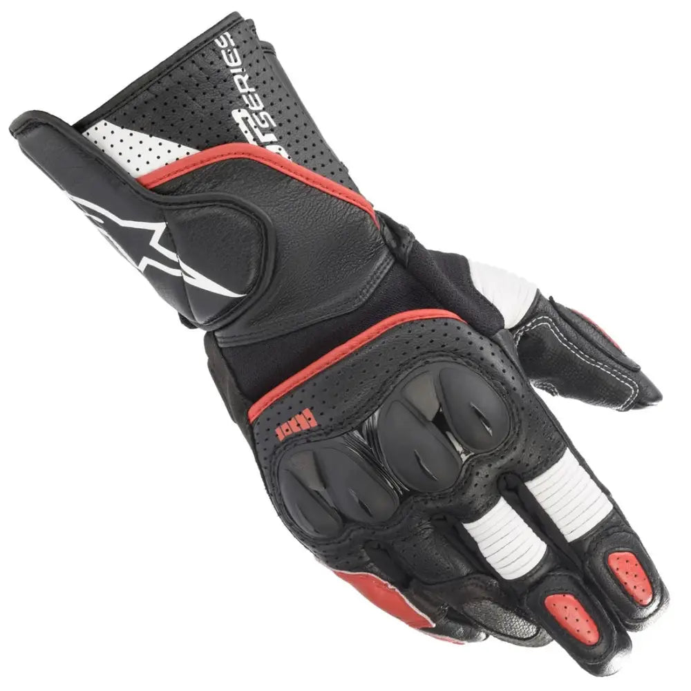 Guantes Alpinestars SP-2 V3 Black/White/Bright Red