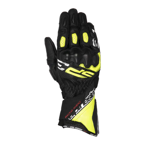 Guantes Alpinestars SP-3 Black/Yellwo Fluo/White