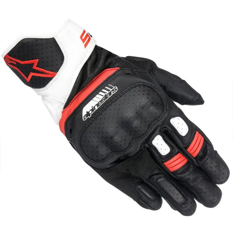 Guantes Alpinestars SP-5 Black/White/Red