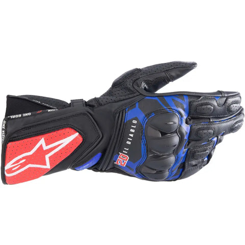 Guantes Alpinestars SP-8 V3 FQ 20 Monster Black/Blue/Bright Red/Green