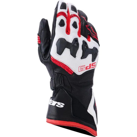 Guantes Alpinestars SP-9 Black/White/Bright Red