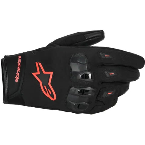 Guantes Alpinestars SP X Z WP Black/Red Fluo