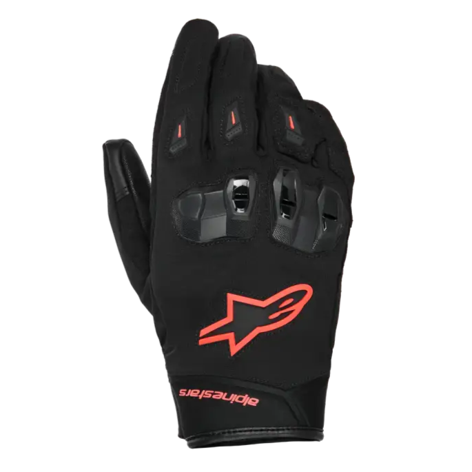 Guantes Alpinestars SP X Z WP Black/Red Fluo