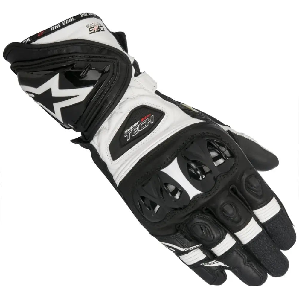 Guantes Alpinestars Supertech Black/White