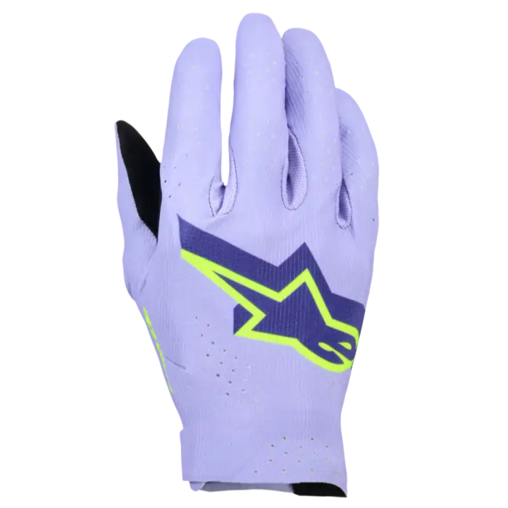 Guantes Alpinestars Supertech MX Lavender/Violet Fluo/Yellow