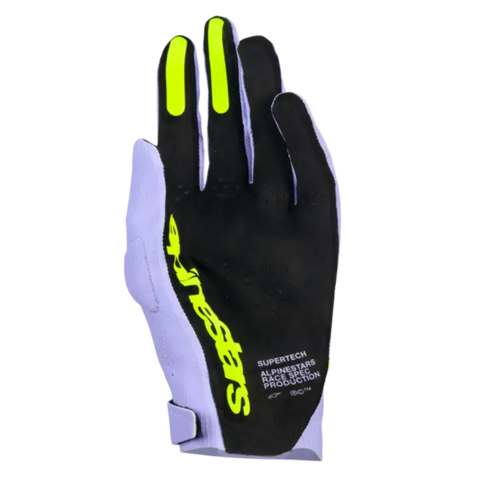 Guantes Alpinestars Supertech MX Lavender/Violet Fluo/Yellow