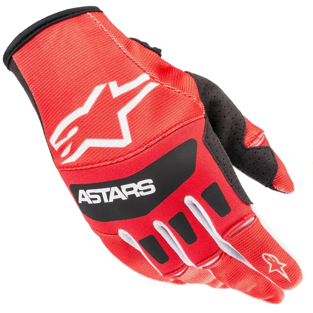 Guantes Alpinestars Honda Copper Negro Rojo, 3568321-1317