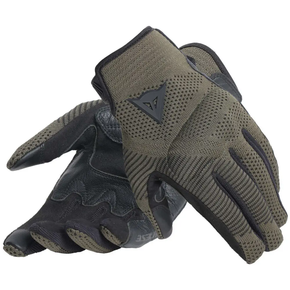 Guantes Cortos Dainese Argon Knit Dark Green