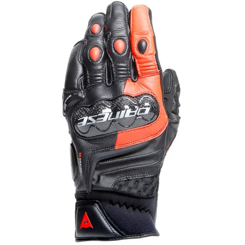 Guantes Cortos Dainese Carbon 4 Racing Black/Fluo-Red