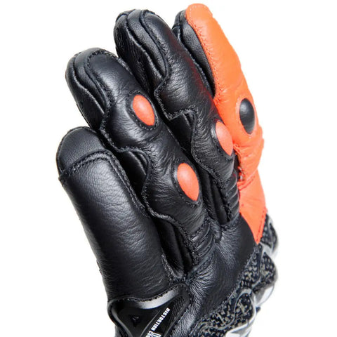 Guantes Cortos Dainese Carbon 4 Racing Black/Fluo-Red