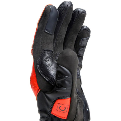 Guantes Cortos Dainese Carbon 4 Racing Black/Fluo-Red