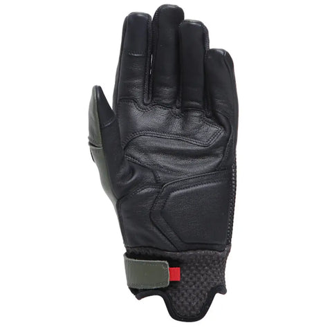 Guantes Cortos Dainese Karakum Ergo-Tek Black/Dark Green