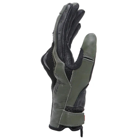 Guantes Cortos Dainese Karakum Ergo-Tek Black/Dark Green