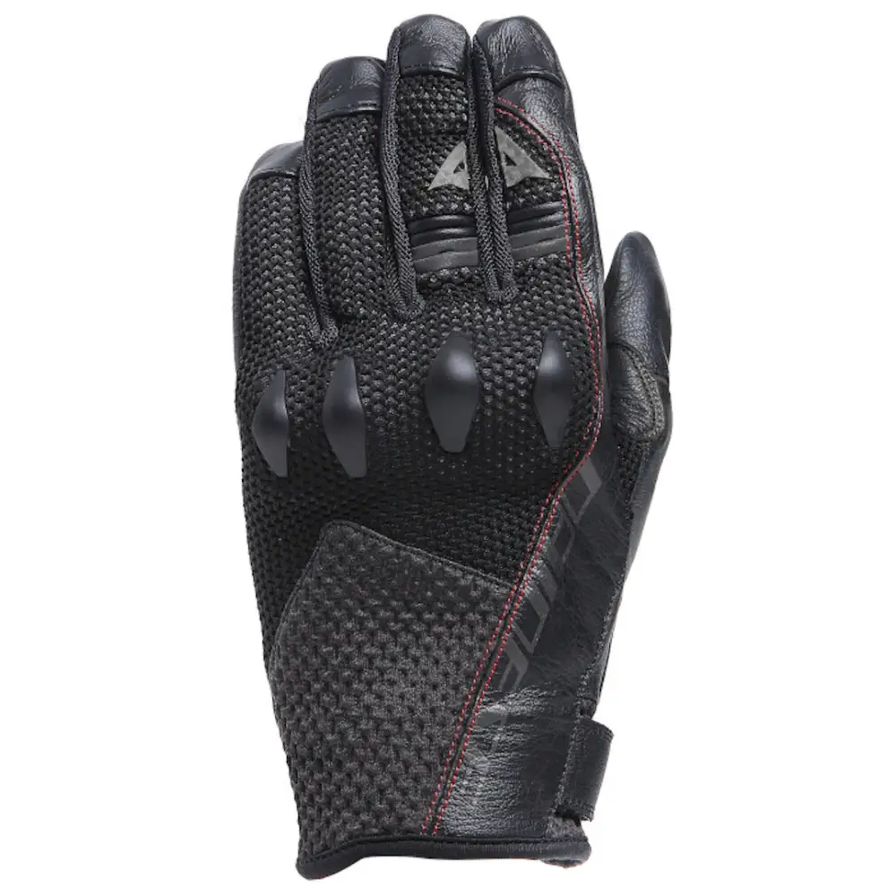 Guantes Cortos Dainese Karakum Ergo-Tek Black/Black