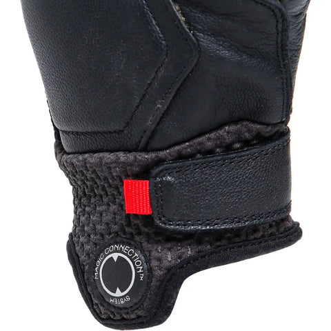 Guantes Cortos Dainese Karakum Ergo-Tek Magic Connection Black/Black