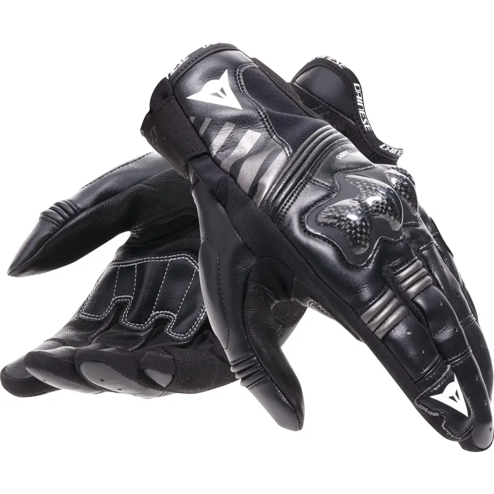 Guantes Cortos Dainese Reacto Carbon Black/Anthracite