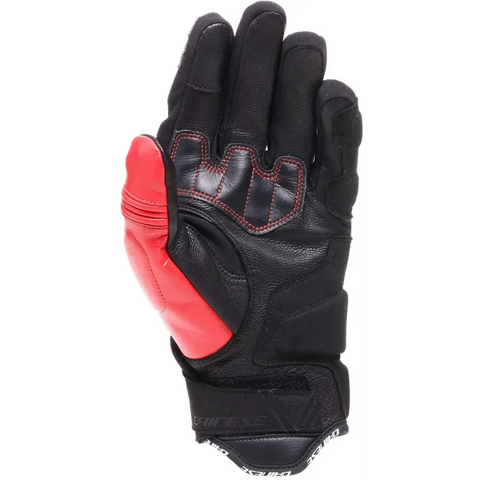 Guantes Cortos Dainese Reacto Carbon Black/Red Lava