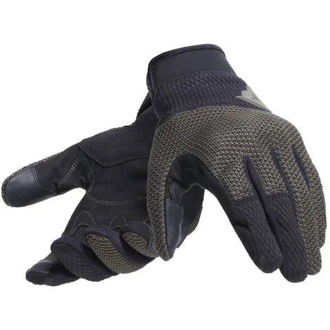 Guantes Cortos Dainese Torino Black/Dark Green
