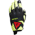Guantes Cortos Dainese VR46 Talent Black/Fluo-Yellow/Fluo-Red