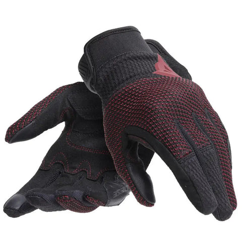 Guantes Cortos de Mujer Dainese Torino Black/Red
