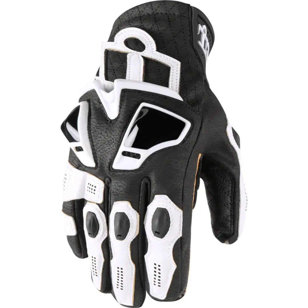 Guantes Cortos Icon Hypersport White