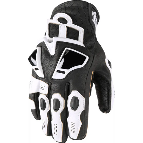 Guantes Cortos Icon Hypersport White