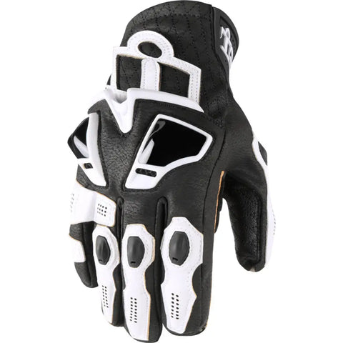 Guantes Cortos Icon Hypersport White