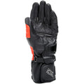 Guantes Dainese Carbon 4 Long Black/Fluo Red/White