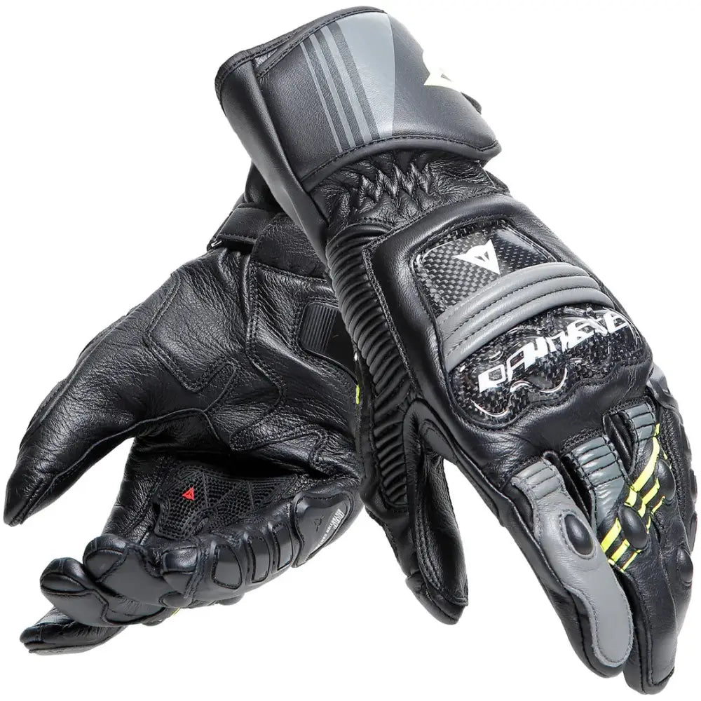 Guantes Dainese Druid 4 Black/Charcoal Gray/Fluo Yellow