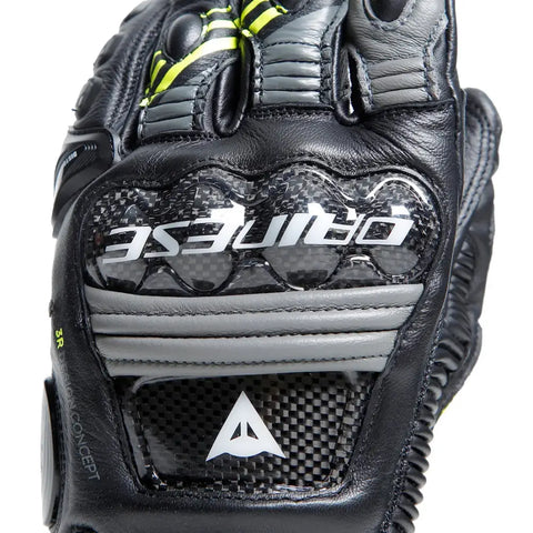 Guantes Dainese Druid 4 Black/Charcoal Gray/Fluo Yellow