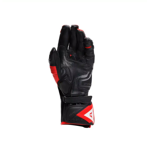 Guantes Dainese Fiero Metal Black/Red Lava/White
