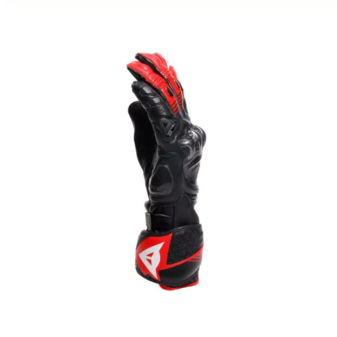 Guantes Dainese Fiero Metal Black/Red Lava/White