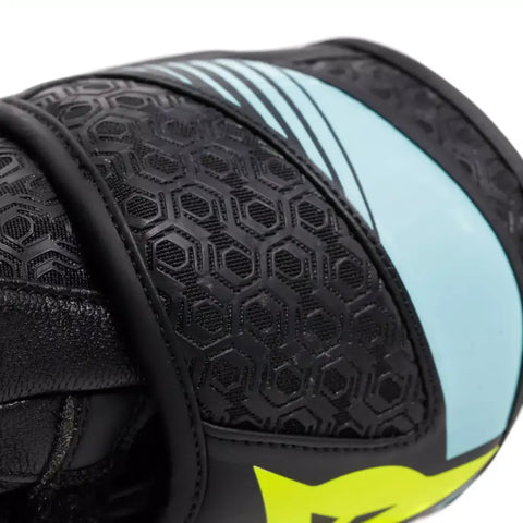 Guantes Dainese Fiero Metal Black/Water/Yellow Fluo